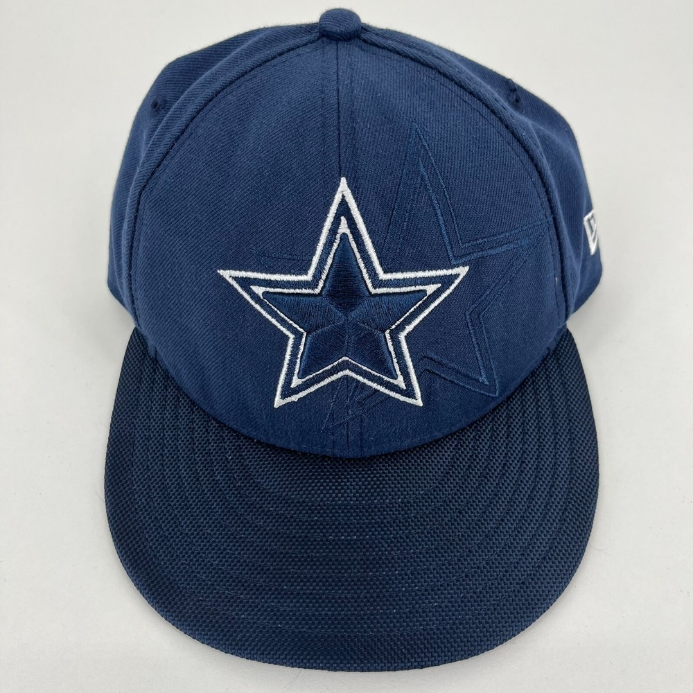 New Era Dallas Cowboys 59FIFTY Low Profile Fitted Hat Navy Blue Mens 7 3/8 NFL